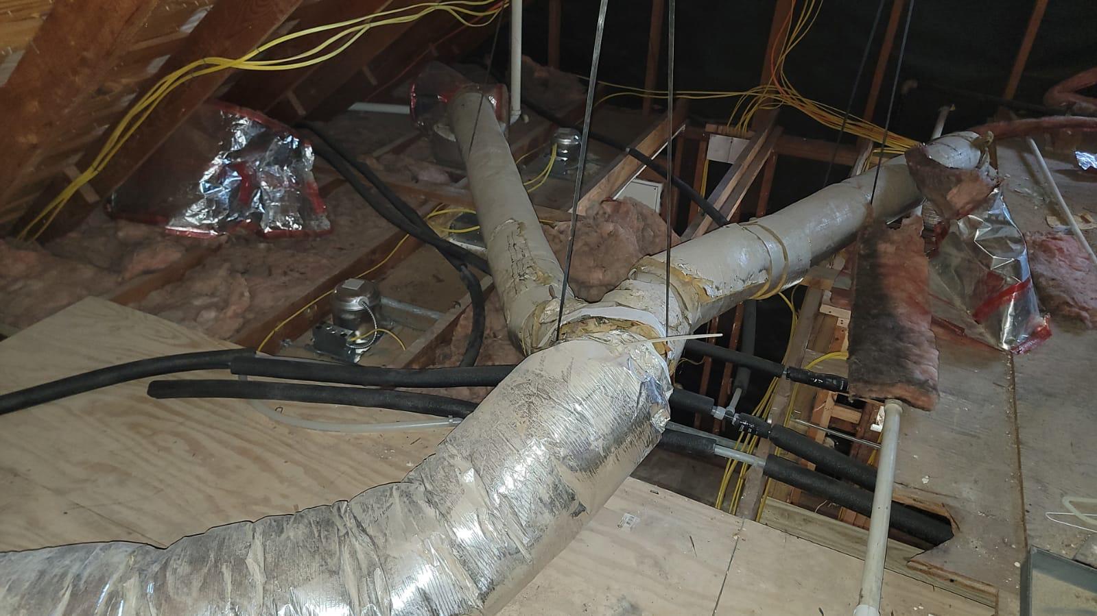 Ductwork - houston tx attic hvac ductwork installation